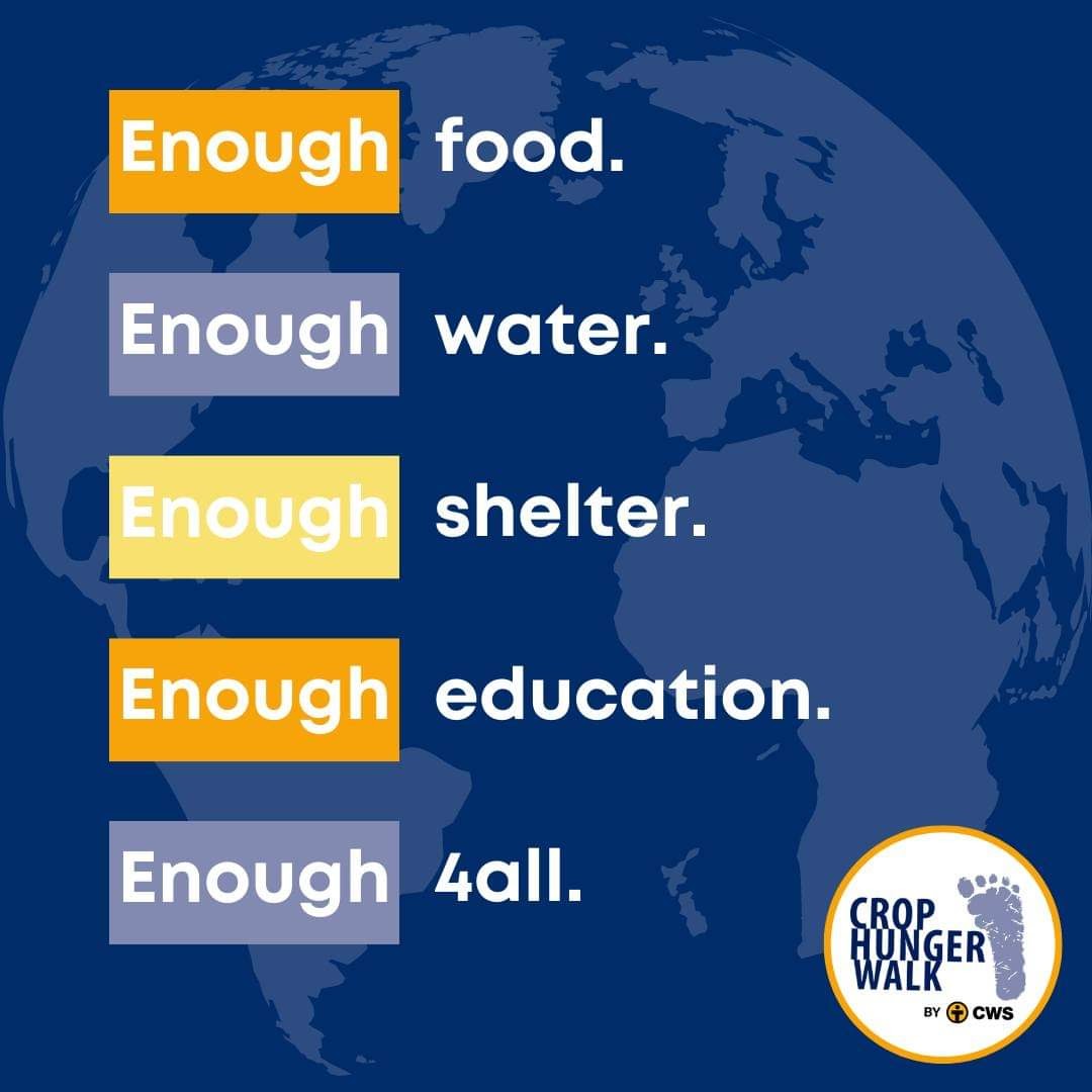 Enough Food. Enough Water. Enough Shelter. Enough Education. Enough 4 all