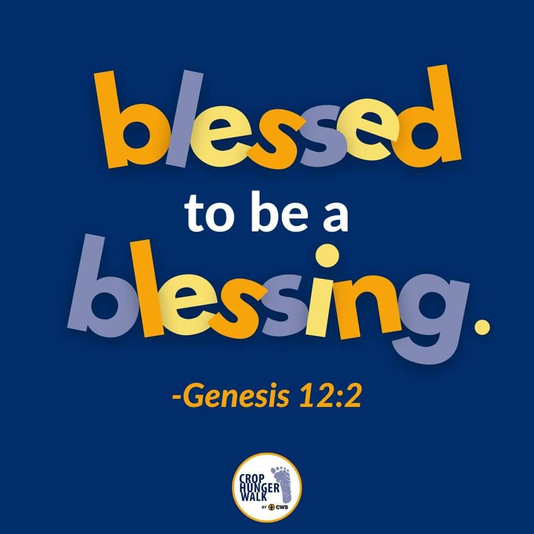 Blessed to be a blessing. Genesis 12:2